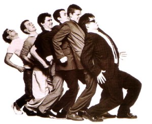 The Nutty Boys strike a classic pose