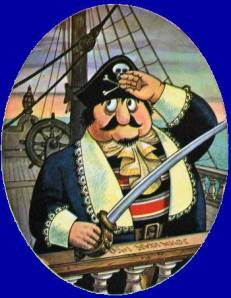 Captain Pugwash looking for some overpriced CDs to steal
