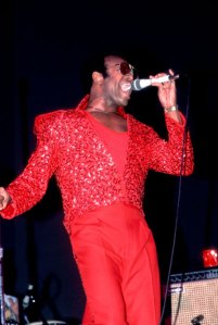 Bobby really liked to live the song when the audience requested a cover of "Lady In Red" (This caption was supplied by CatWoman!)