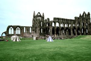 Whitby Abbey, it'll look good when it's finished won't it?
