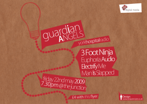 The flyer from Fridays gig