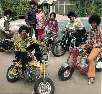 Before they could afford a tour bus the boys used alternative transport