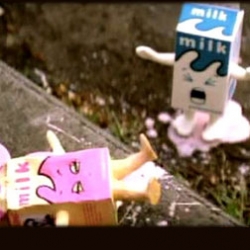 Now either he's really excited or they're both seriously injured