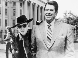 "Relax" said Holly as he ordered coffees for him and his 'flat' mate Ronnie