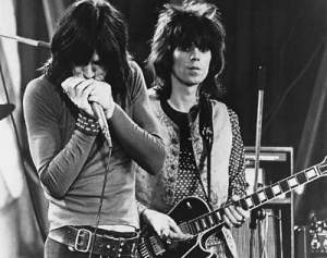 Mick knew he would never be as good a guitar player as Keef, but he would always be the best at making fart noises with his microphone