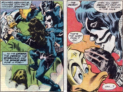 kiss and howard the duck