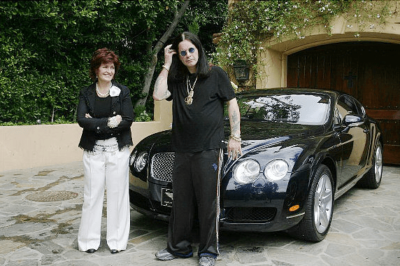 ozzy and sharon and car