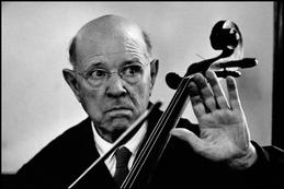 SWITZERLAND. 1960.
During Master Class.
Spanish cellist Pablo CASALS.